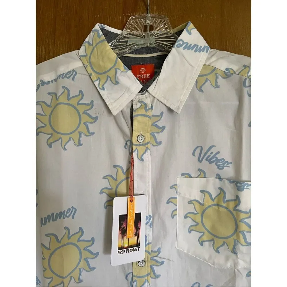 Free Planet Summer Vibes S/S Buttondown